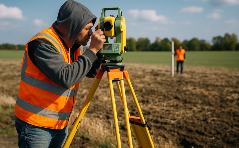 Geodeta podczas budowy – {kiedy jego pomoc jest niezbędna